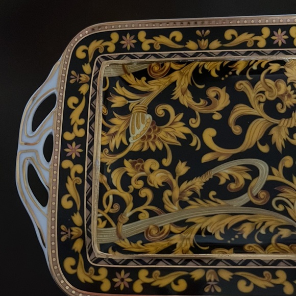 MARRAKESH FINE PORCELAIN TRAY BY CASA ELITE - Picture 5 of 8